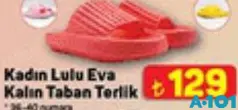 JUNO KADIN LULU EVA KALIN TABAN TERLİK